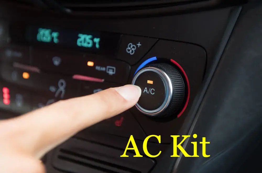 AC kit in truck cabin