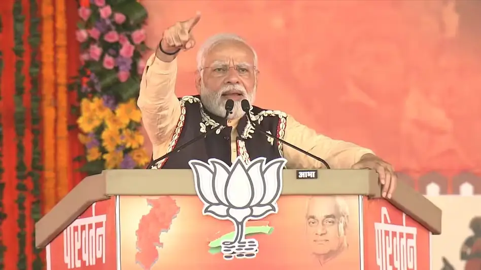 PM Modi speaks in Chhattisgarh