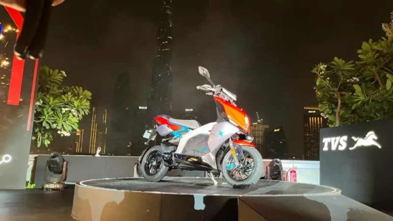 TVS X electric scooter